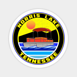 Norris Lake Tennessee Pontoon Boat Houseboat House Boat TN Sticker